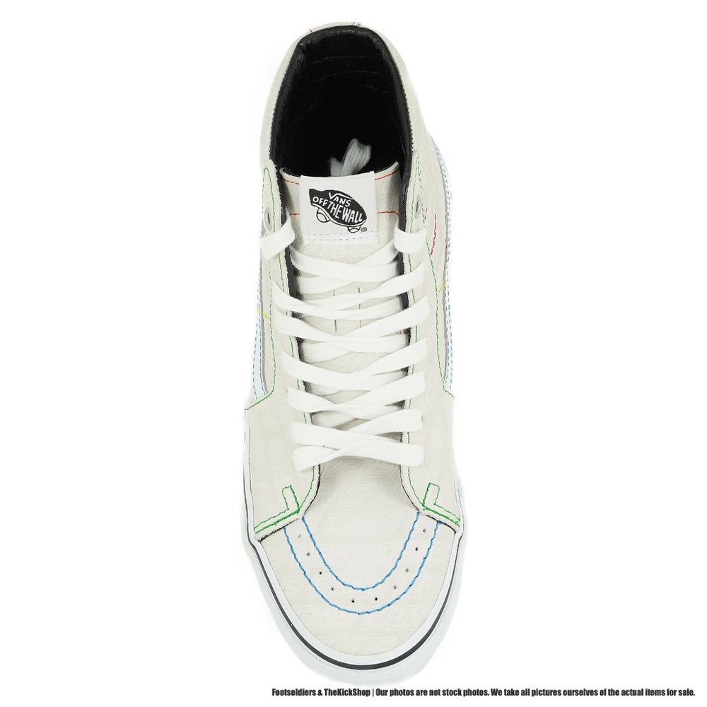 VANS SK8-Hi Emboss Men Sneakers (True White) - Picture 3 of 8